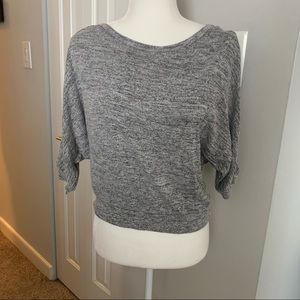 Forever 21 gray cropped sweater